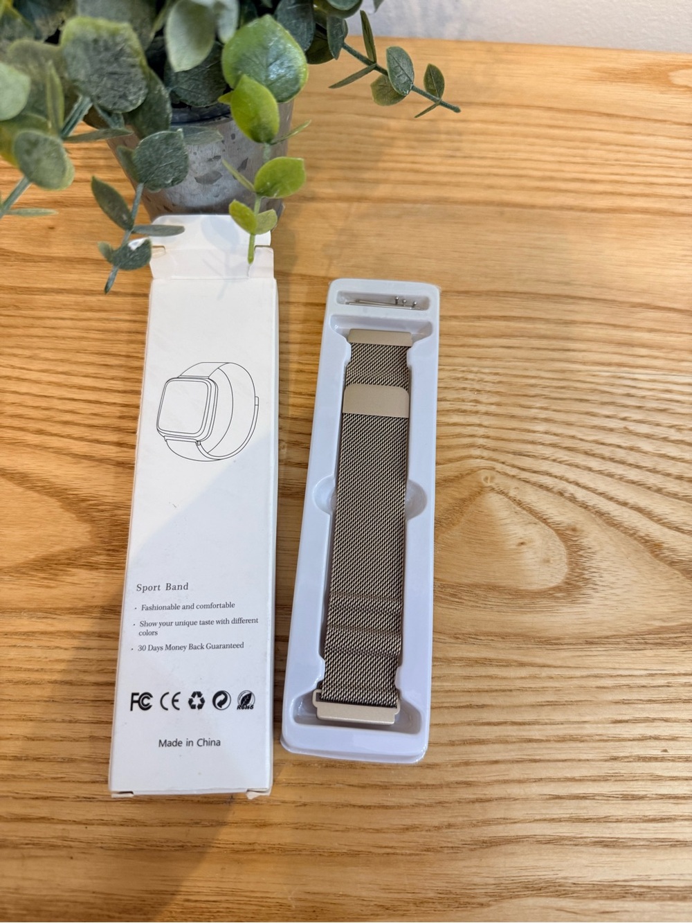 🌿10/$25 • Champagne Gold Milanese-style Magnetic Watch Band